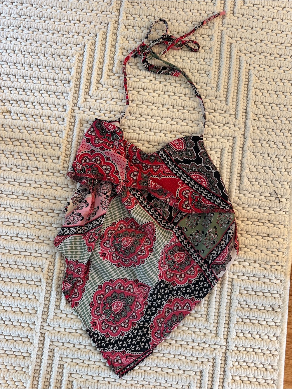 Halter bandana style top